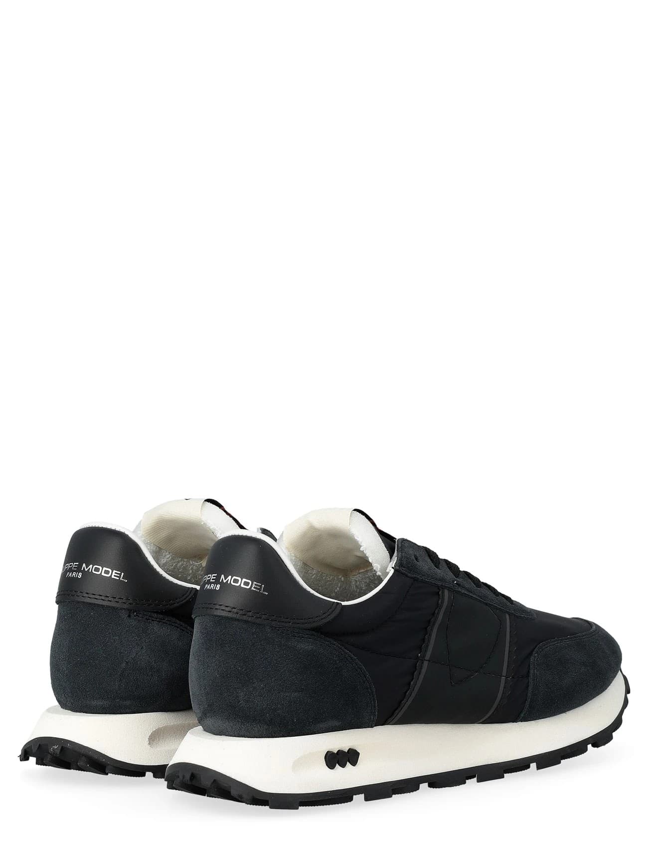 Philippe Model  Tropez Haute Sneakers Donna in Pelle e Suede - 5