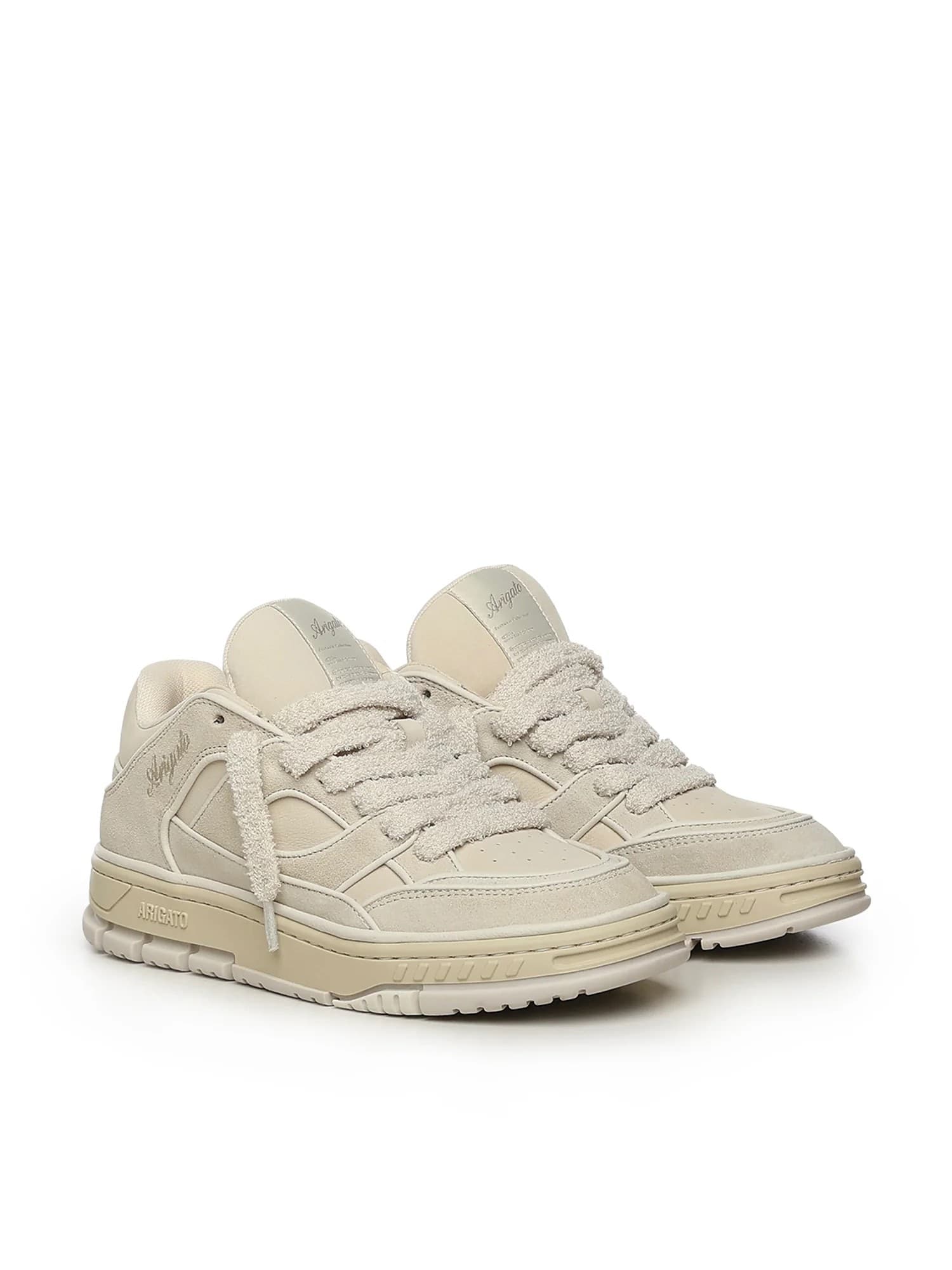 AXEL ARIGATO Axel Arigato Area Lo Piping Sneakers Uomo Beige in Pelle e Suede - 2