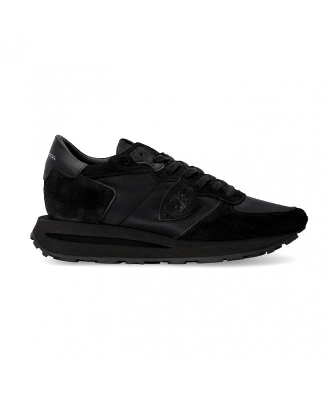 Philippe Model  Tropez Haute Sneakers Uomo in Pelle e Suede - 4