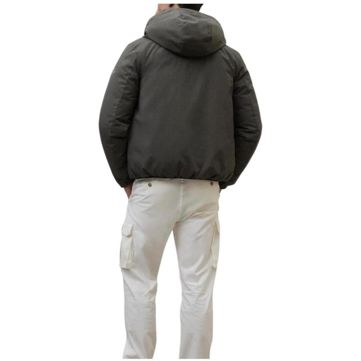 ECOALF Ecoalf Cartes Giubbino Uomo Nero Opaco con Cappuccio - 2