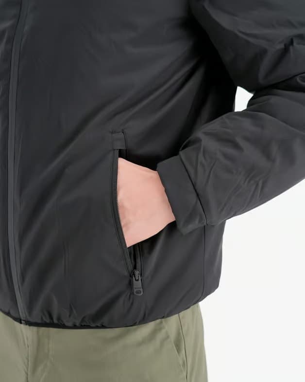 ECOALF Ecoalf Cartes Giubbino Uomo Nero Opaco con Cappuccio - 3