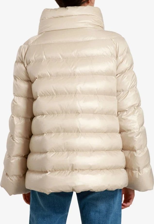 Fay  Down Cape Raglan Giubbotto Piumino Donna Grigio con Gancio - 2