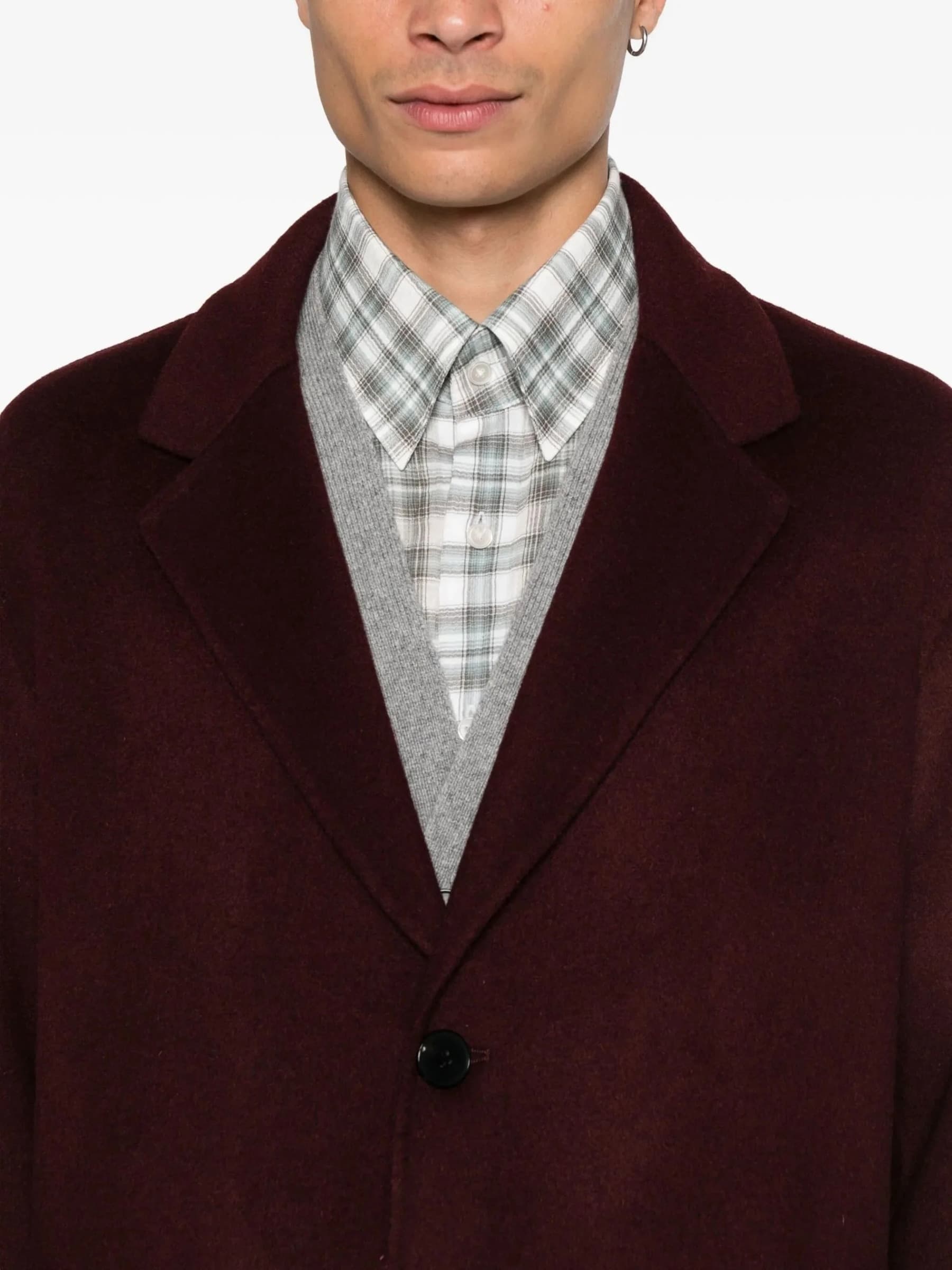 AMARANTO Amaranto Cappotto Uomo Bordeaux - 3
