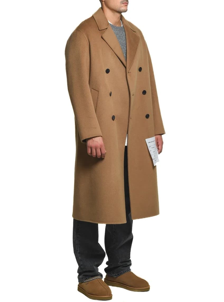 AMARANTO Amaranto Cappotto Uomo Cammello Elegante – B6S0007-CAM - 2