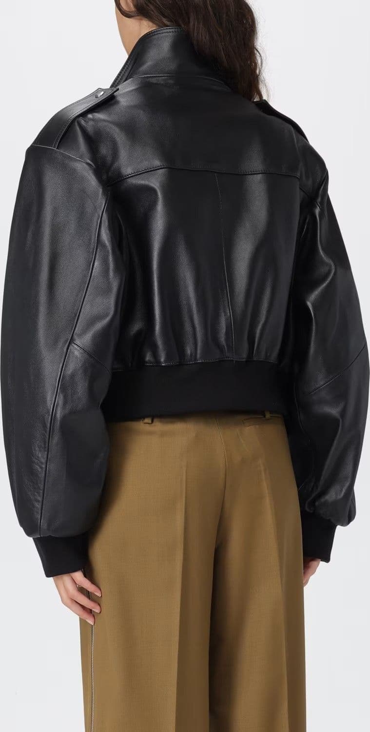 ERIKA CAVALLINI Erika Cavallini Giacca in Pelle Donna – P5WW16-Y69