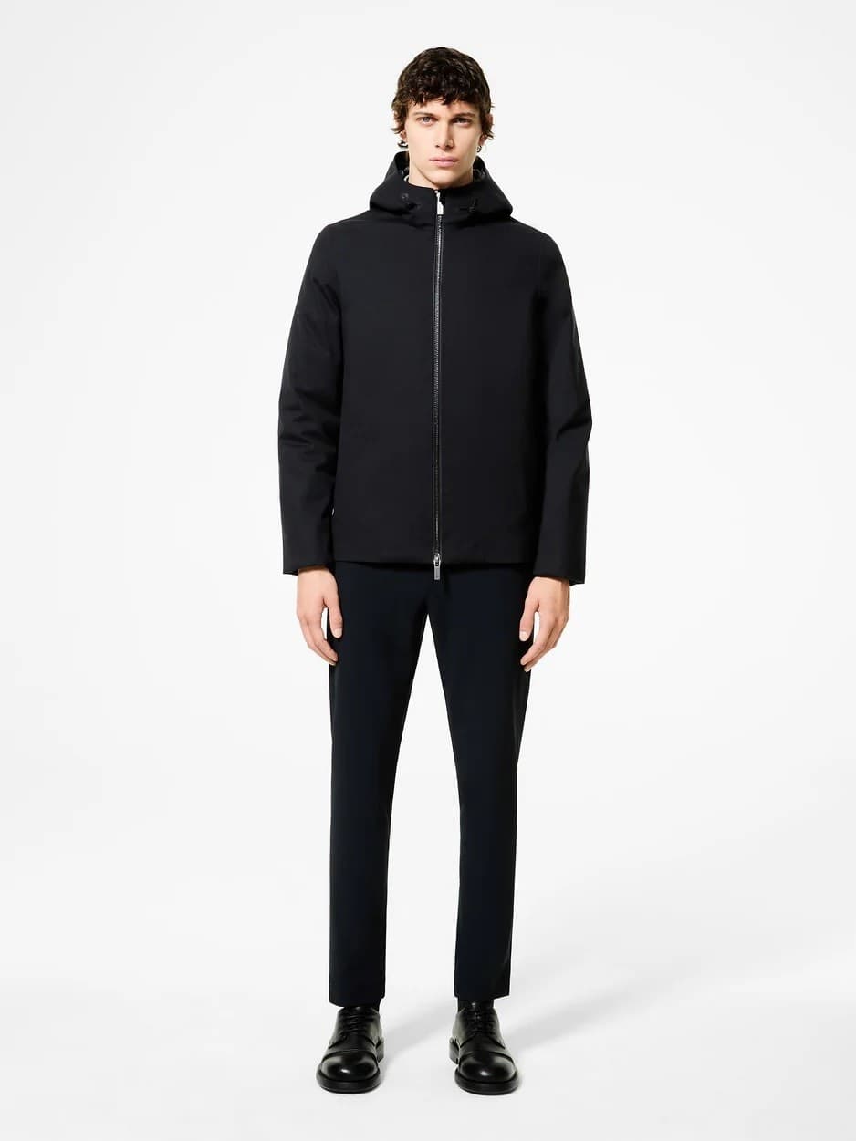 RRD  Terzilio Floating Storm Giubbotto Uomo Blu in Lana con Cappuccio