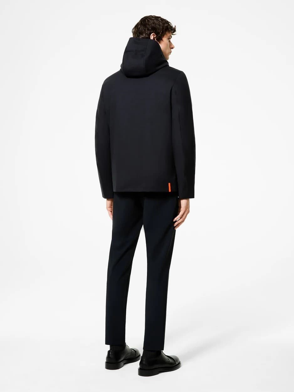 RRD  Terzilio Floating Storm Giubbotto Uomo Blu in Lana con Cappuccio - 3