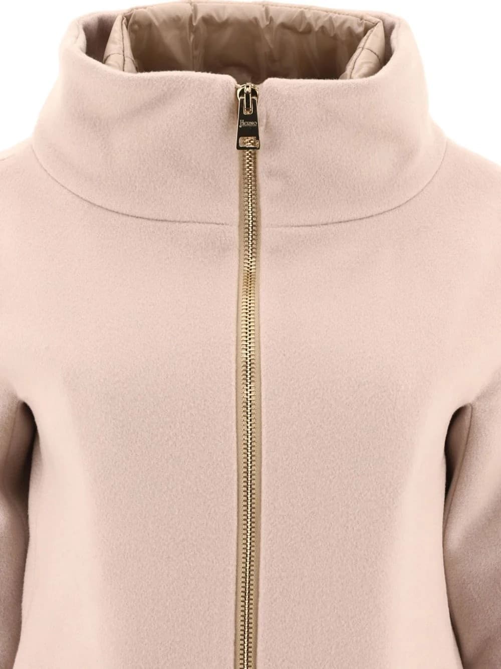 Herno  Cappotto Donna Cammello Elegante – CA000544D33313-2157