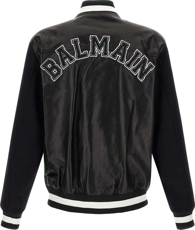 BALMAIN Balmain Bomber Uomo Nero – FH1TF995MH22-EAP - 4