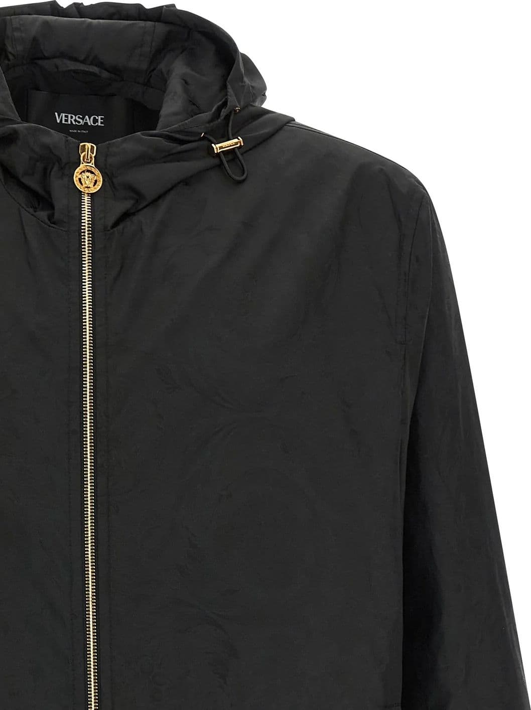Versace  Giubbino Uomo Nero con Logo – 10198951A15005-1B000 - 6
