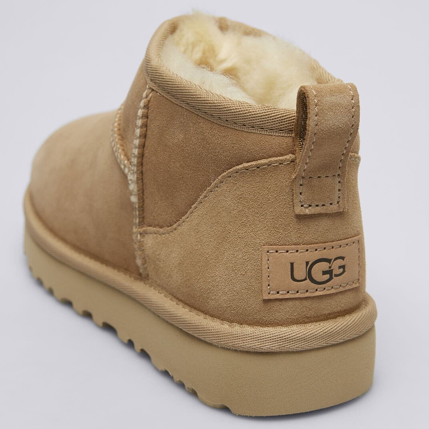 Ugg UGG Classic Mini II Stivaletti Donna Grigi in Suede – 1116109-GRI - 5