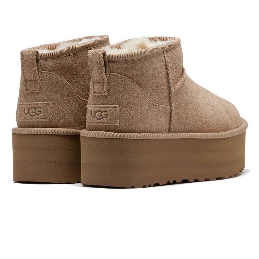 Ugg UGG Classic Ultra Mini Platform Stivaletti Donna Grigio Charcoal – 1135092-CHRC - 2