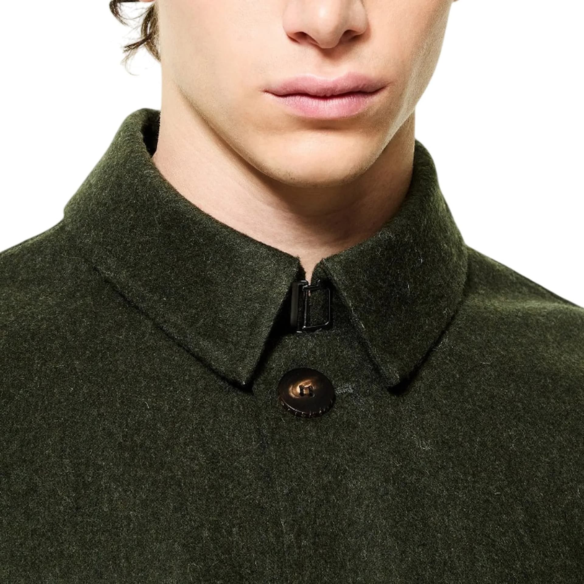 RRD  Loden Floating Coat Uomo Verde Militare – W25083-21 - 2