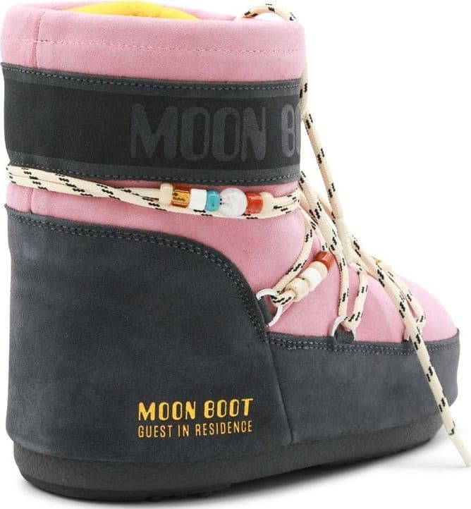 MOON BOOT Moon Boot x Guest In Residence Icon Low Stivaletti Donna Honey e White Sand in Suede - 3