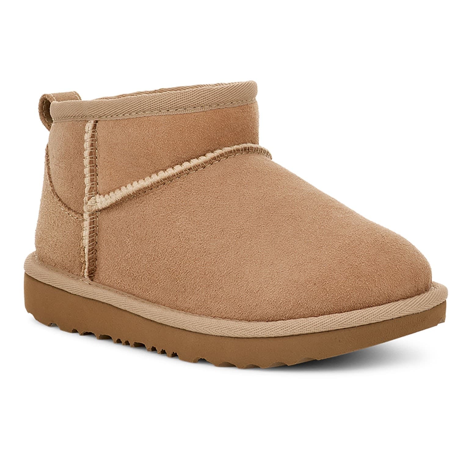 Ugg UGG Classic Ultra Mini Stivaletti Bambino Sand in Montone