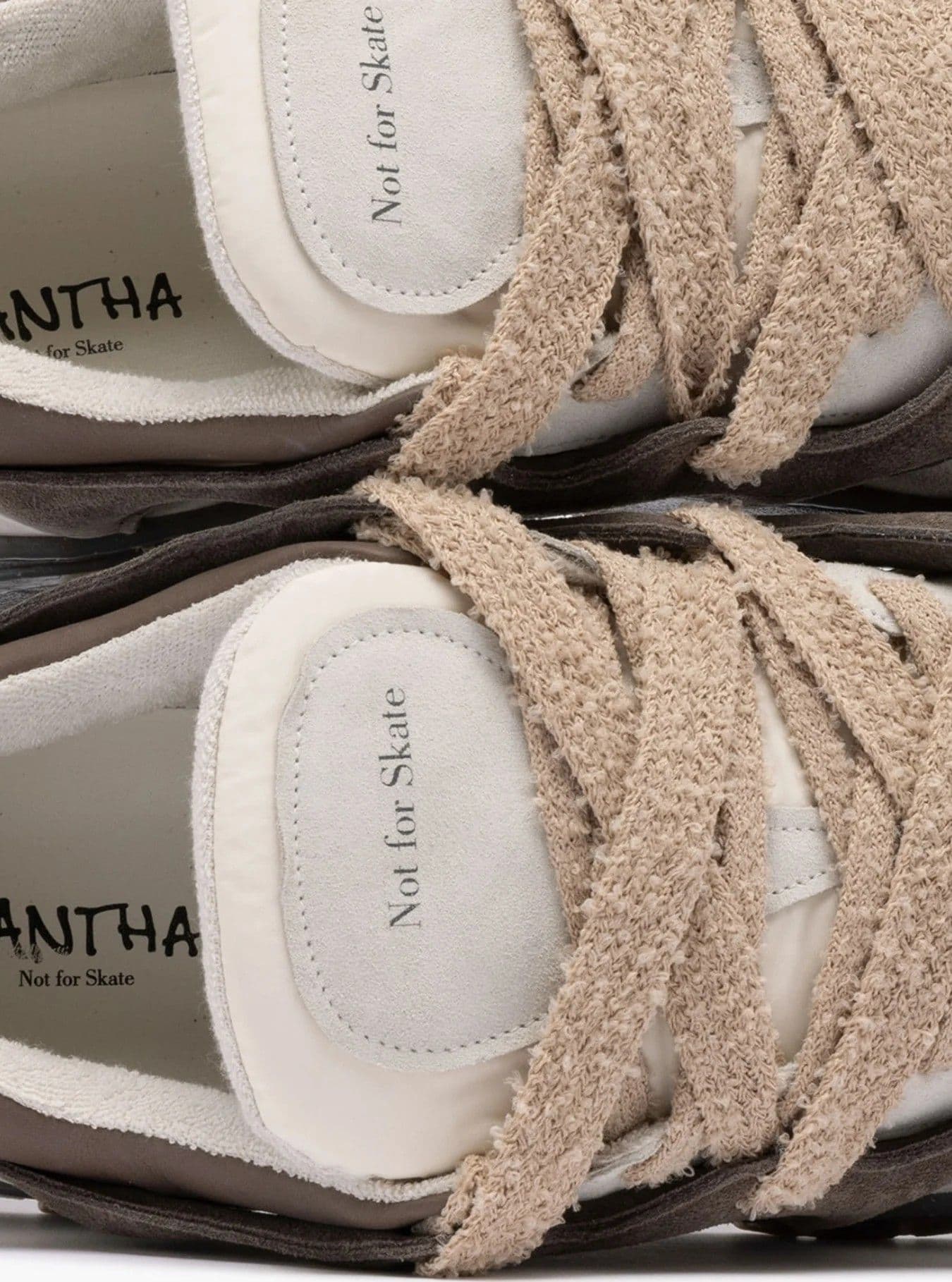 SANTHA Santha Model 1 Contrast Sneakers in Camoscio Marrone - 3