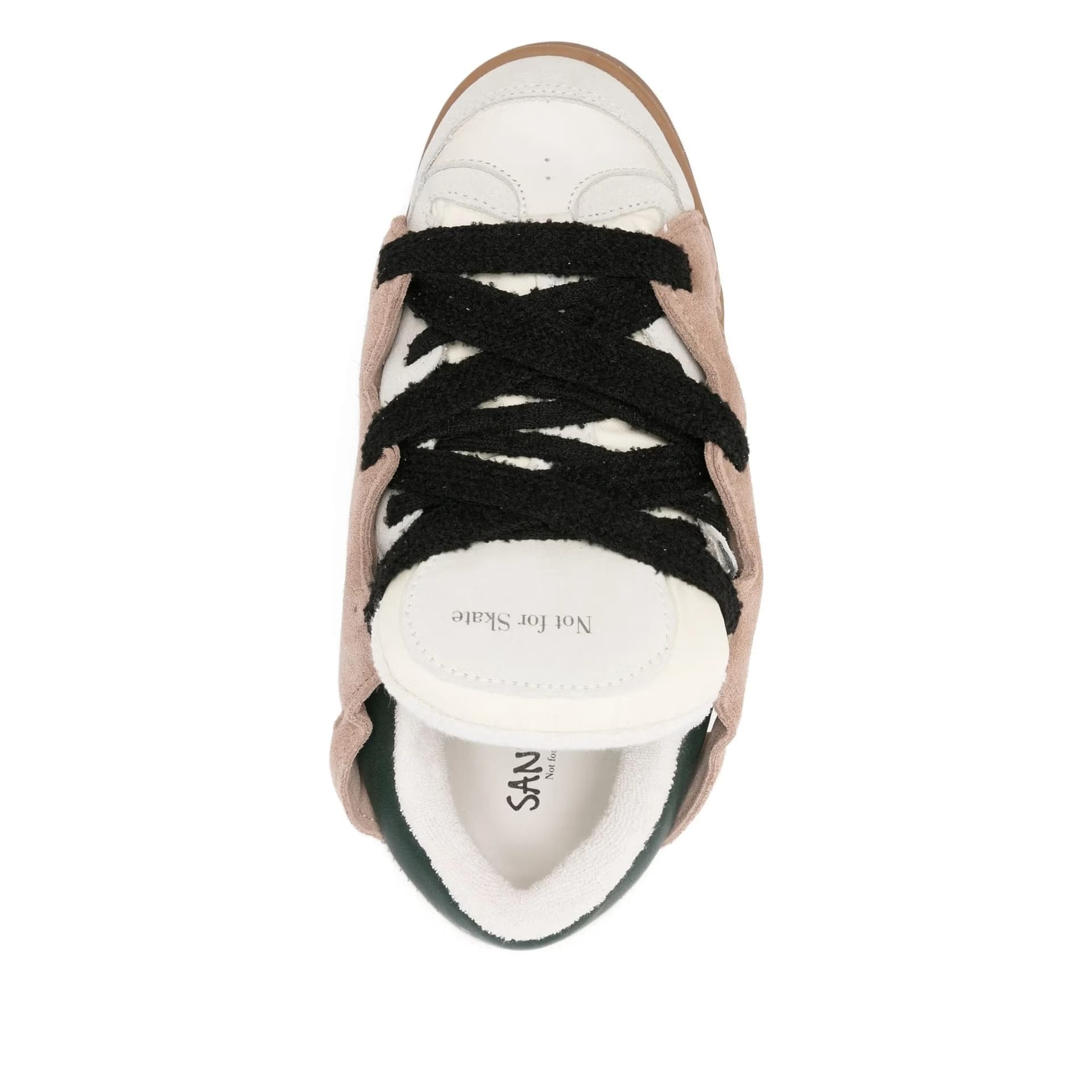 SANTHA Santha Model 1 Contrast Sneakers in Camoscio Marrone - 7