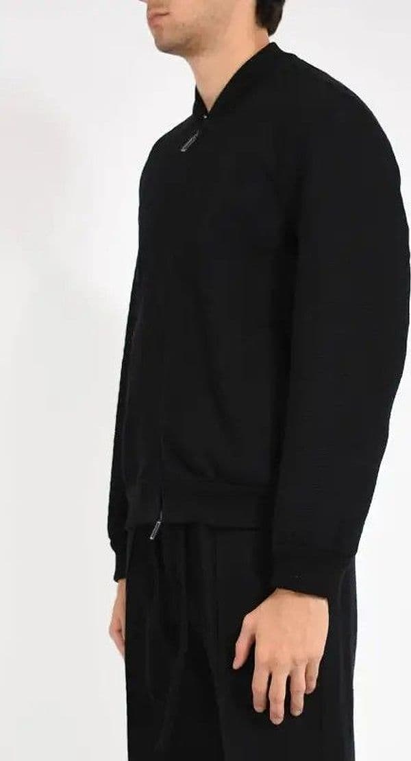 PAOLO PECORA Paolo Pecora Bomber Uomo Nero con Zip
