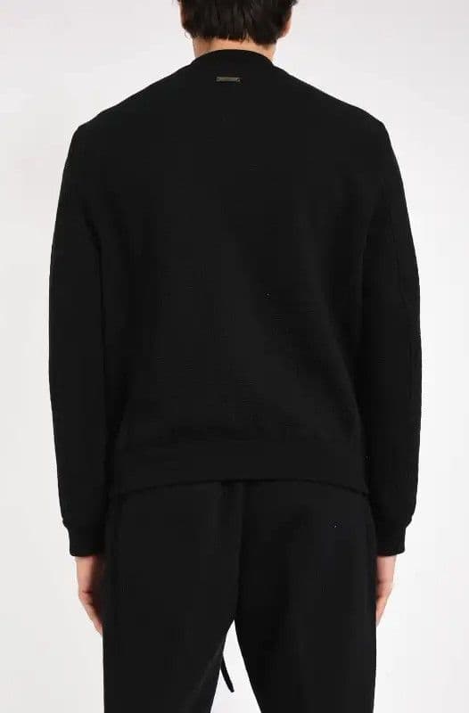 PAOLO PECORA Paolo Pecora Bomber Uomo Nero con Zip - 2