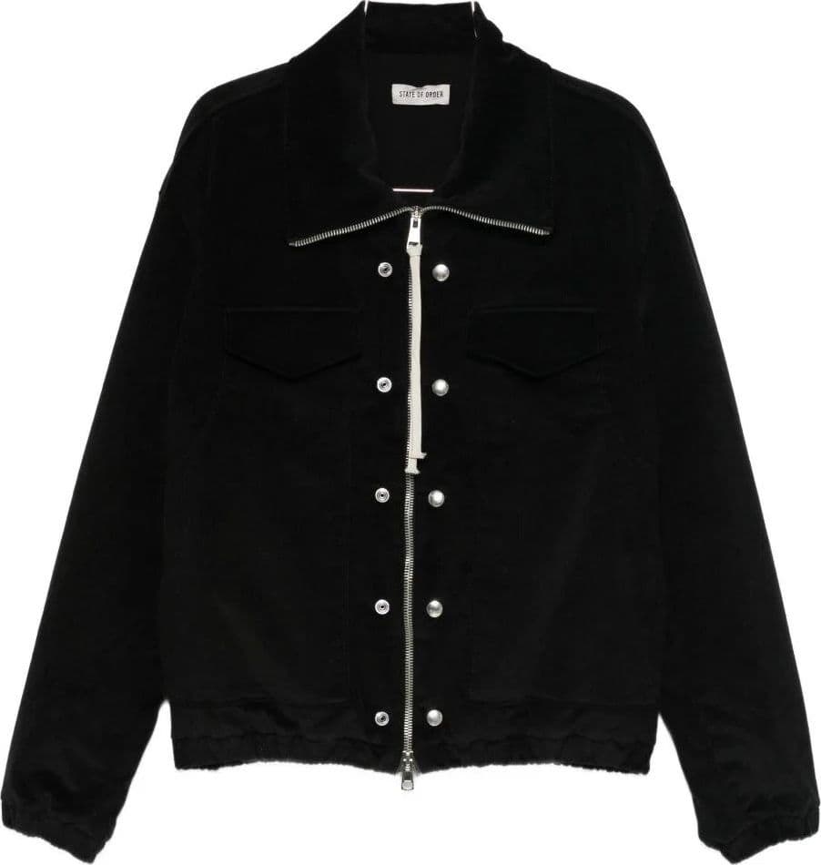 STATE OF ORDER  Giacca con Zip Nero - 3