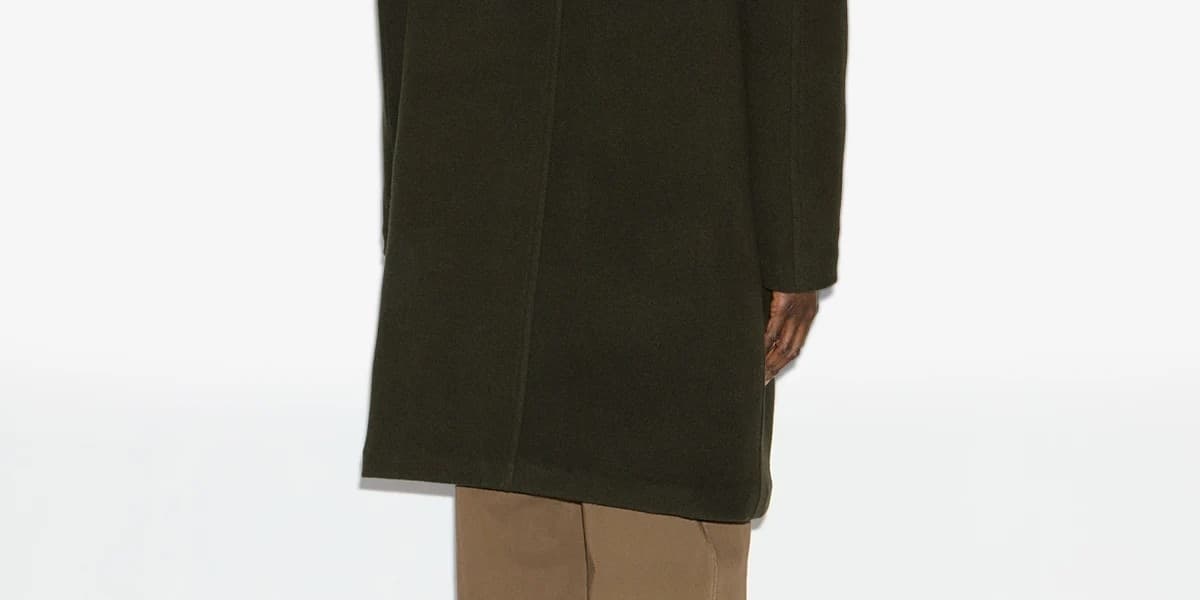 Isabel Marant  Kirk Cappotto Uomo Verde Khaki – MA0461HAC3D05H-67DK - 5