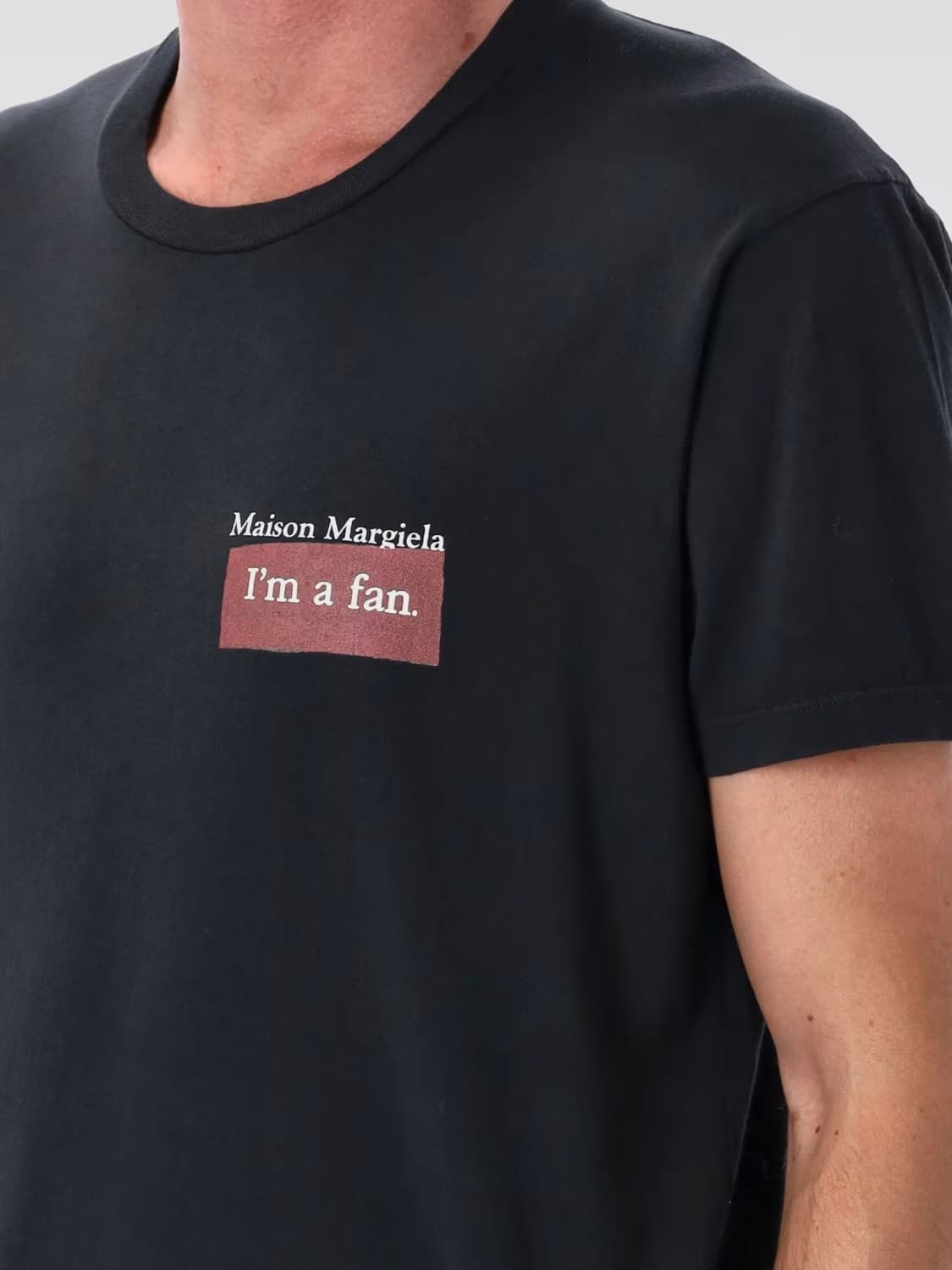 Maison Margiela  T-shirt Uomo Grigia in Cotone con Stampa Grafica - 2
