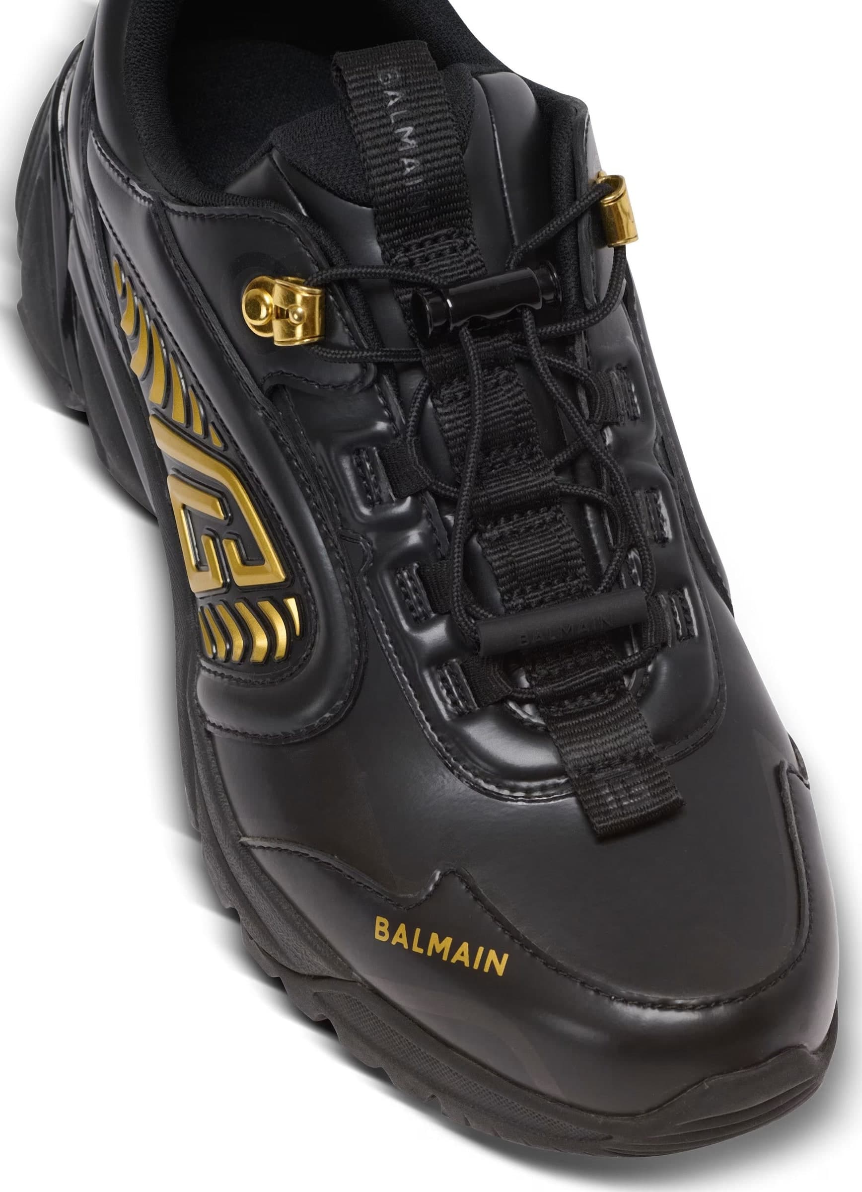 BALMAIN Balmain Sneakers Uomo Bicolor in Pelle con Suola Vibram - 2
