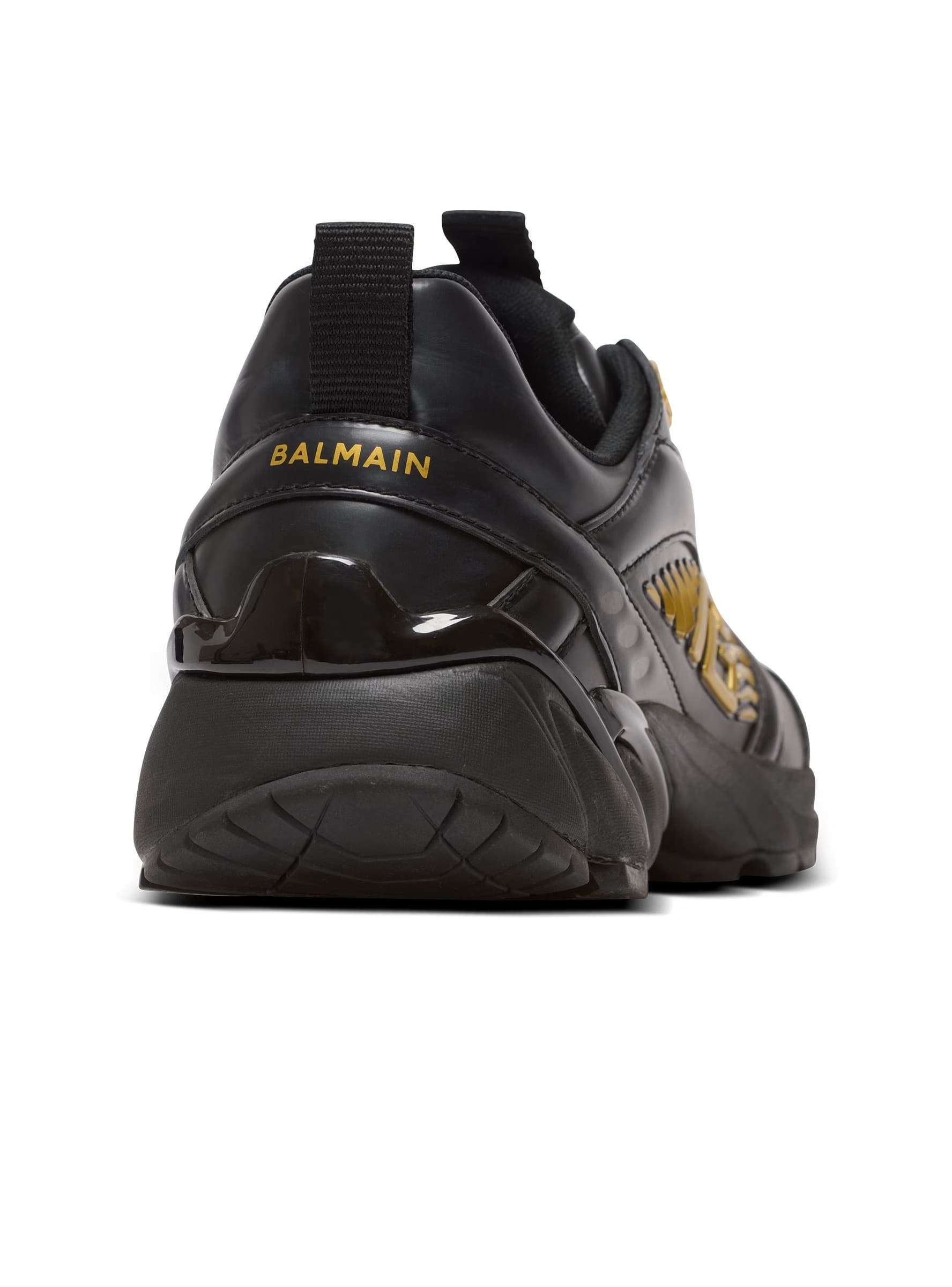 BALMAIN Balmain Sneakers Uomo Bicolor in Pelle con Suola Vibram - 7
