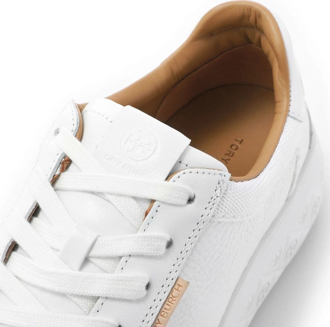 Tory Burch  Ladybug Sneakers Donna Bianche in Pelle - 3
