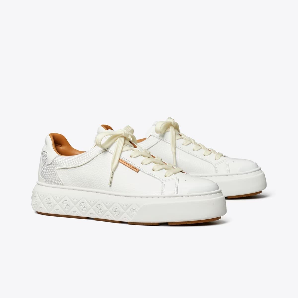 Tory Burch  Ladybug Sneakers Donna Bianche in Pelle - 4