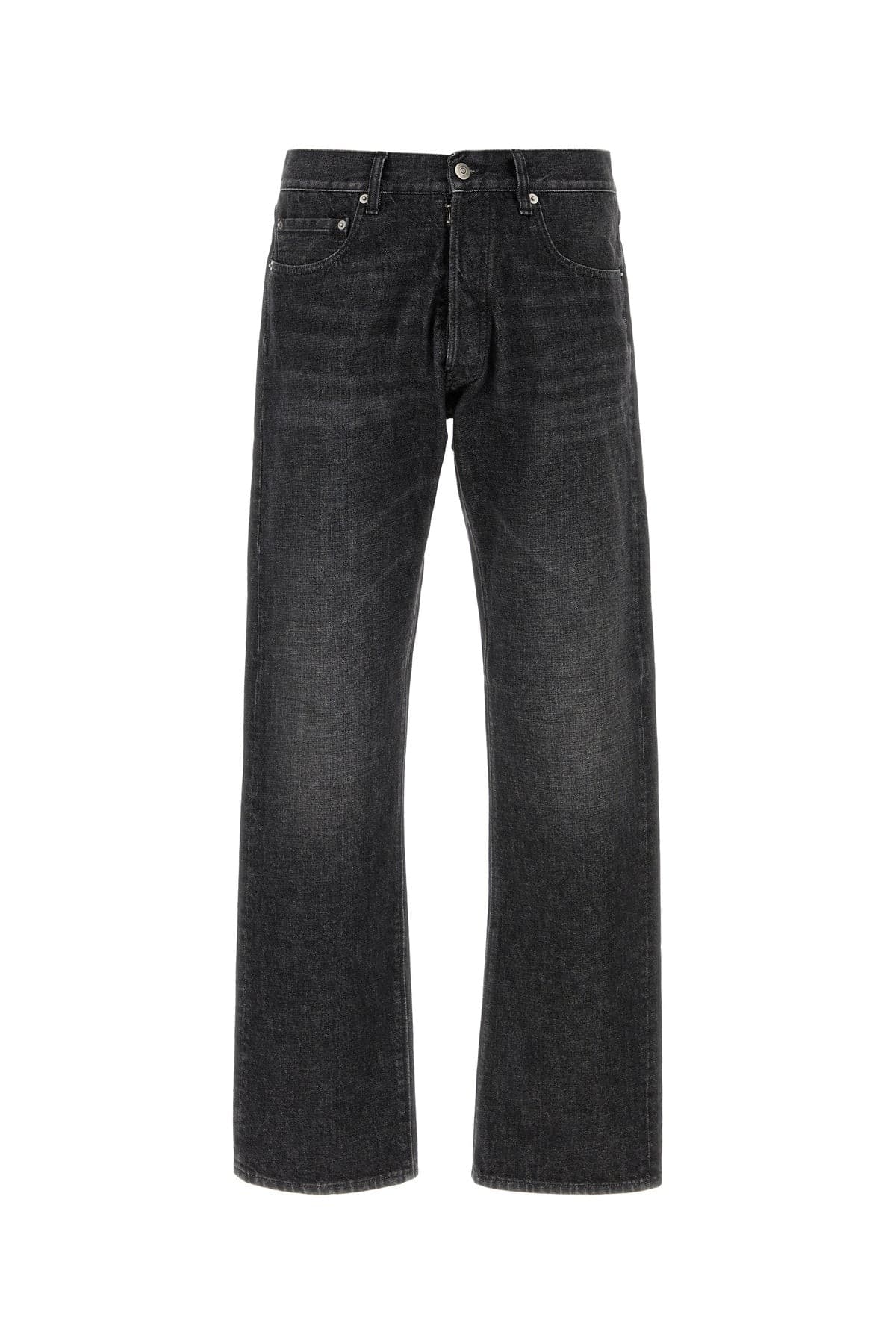 Maison Margiela  Jeans Uomo Grigio Washed 5 Tasche in Cotone - 2