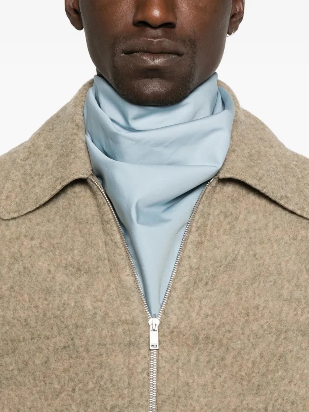 Jil Sander  J22DL0315J20321-367 Bomber Uomo in Lana Fern - 2