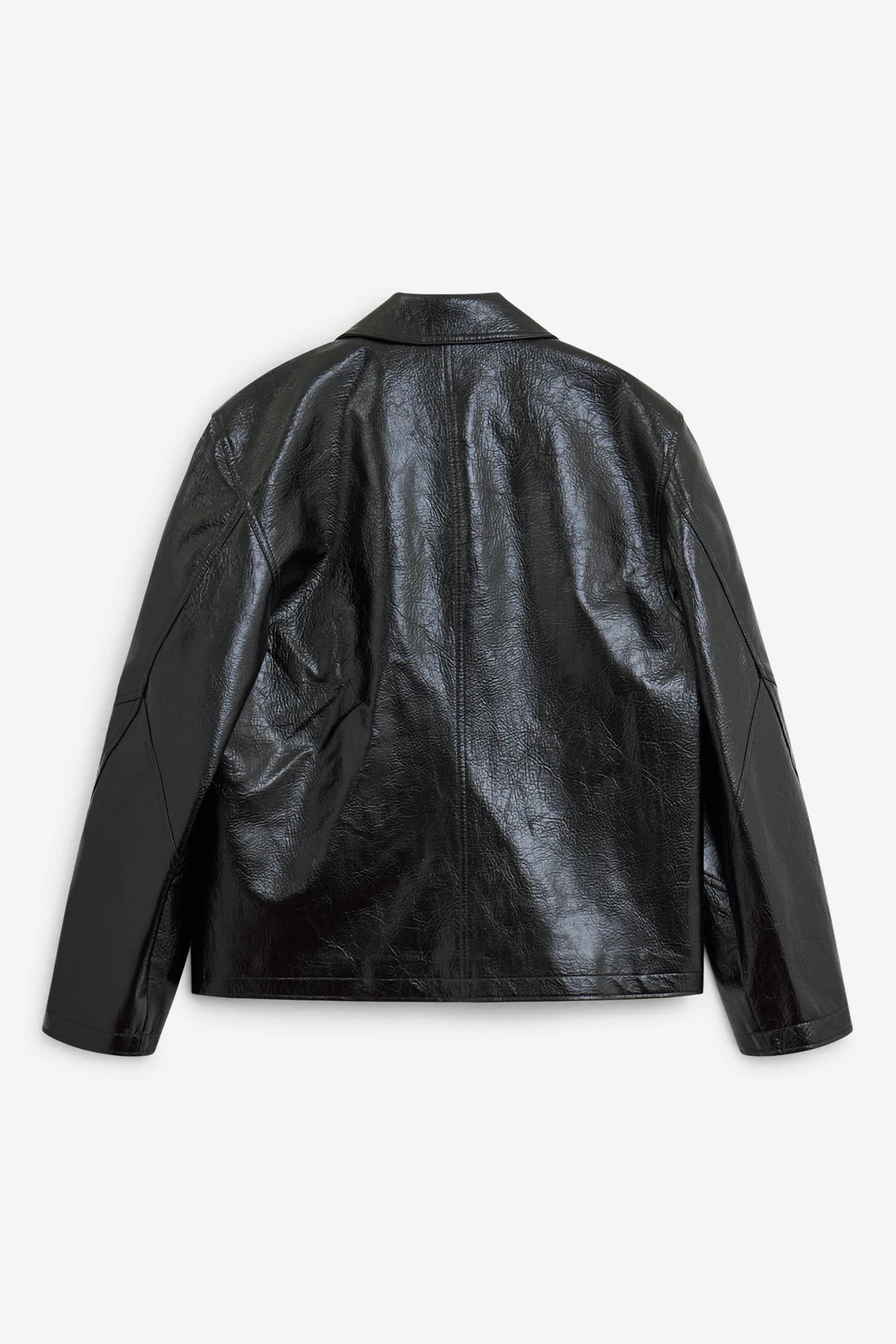 SEFR Sefr Duke Jacket Uomo Nera in Similpelle - 2
