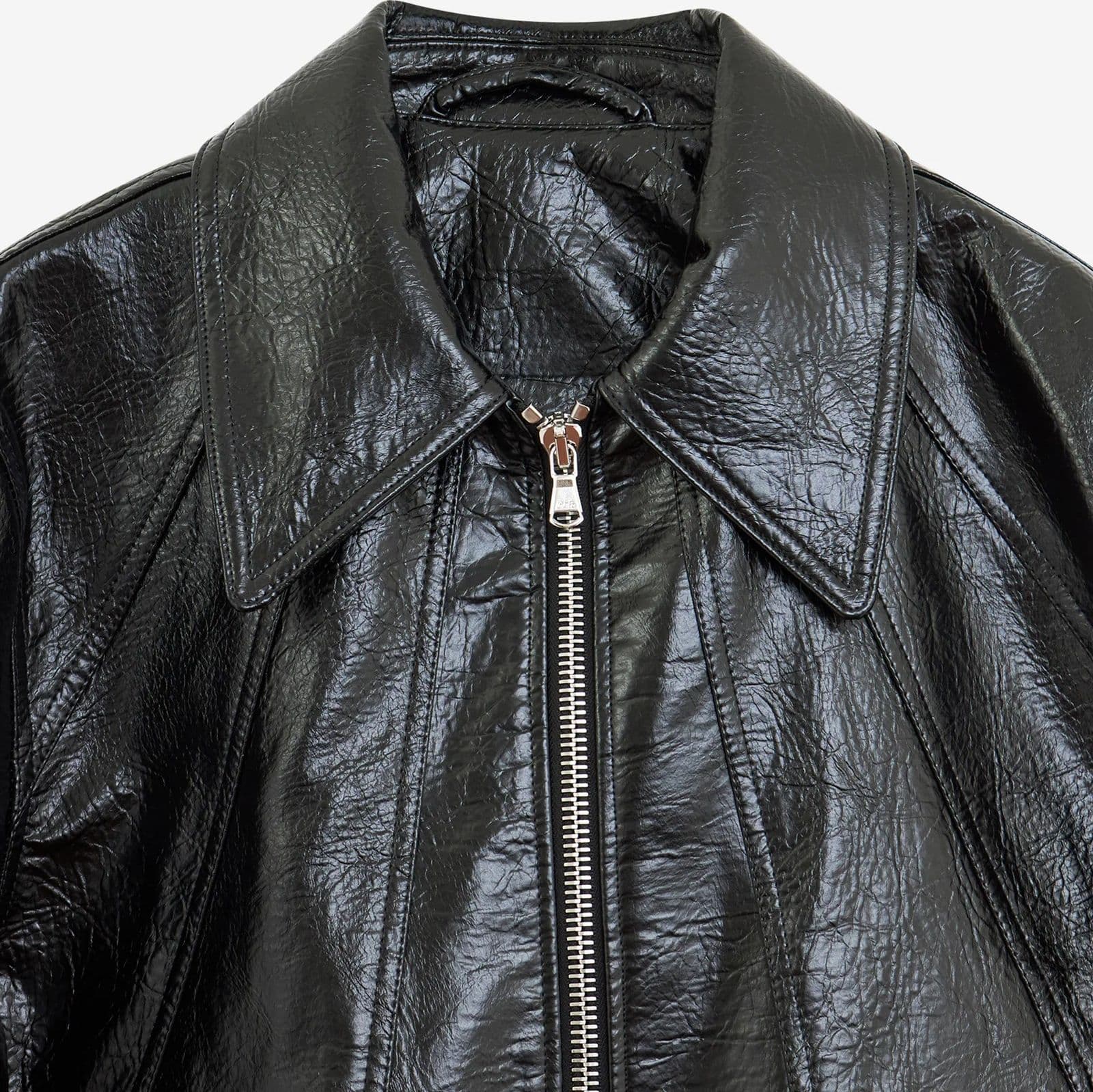 SEFR Sefr Duke Jacket Uomo Nera in Similpelle - 4