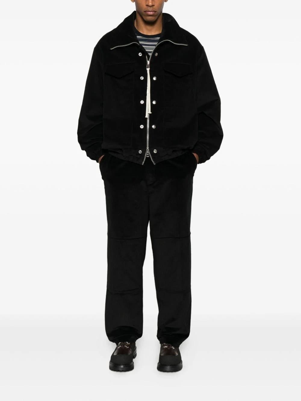 STATE OF ORDER  Giacca Bomber Donna in Velluto Nero - 4
