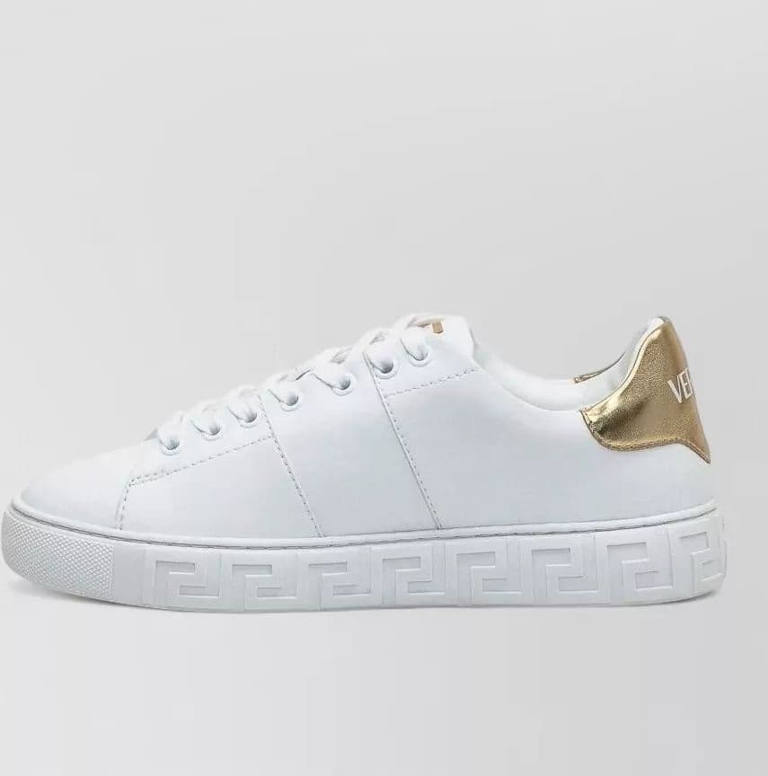 Versace  Sneakers Greca Donna Bianche e Oro – 10135681A14957-2W110 - 2