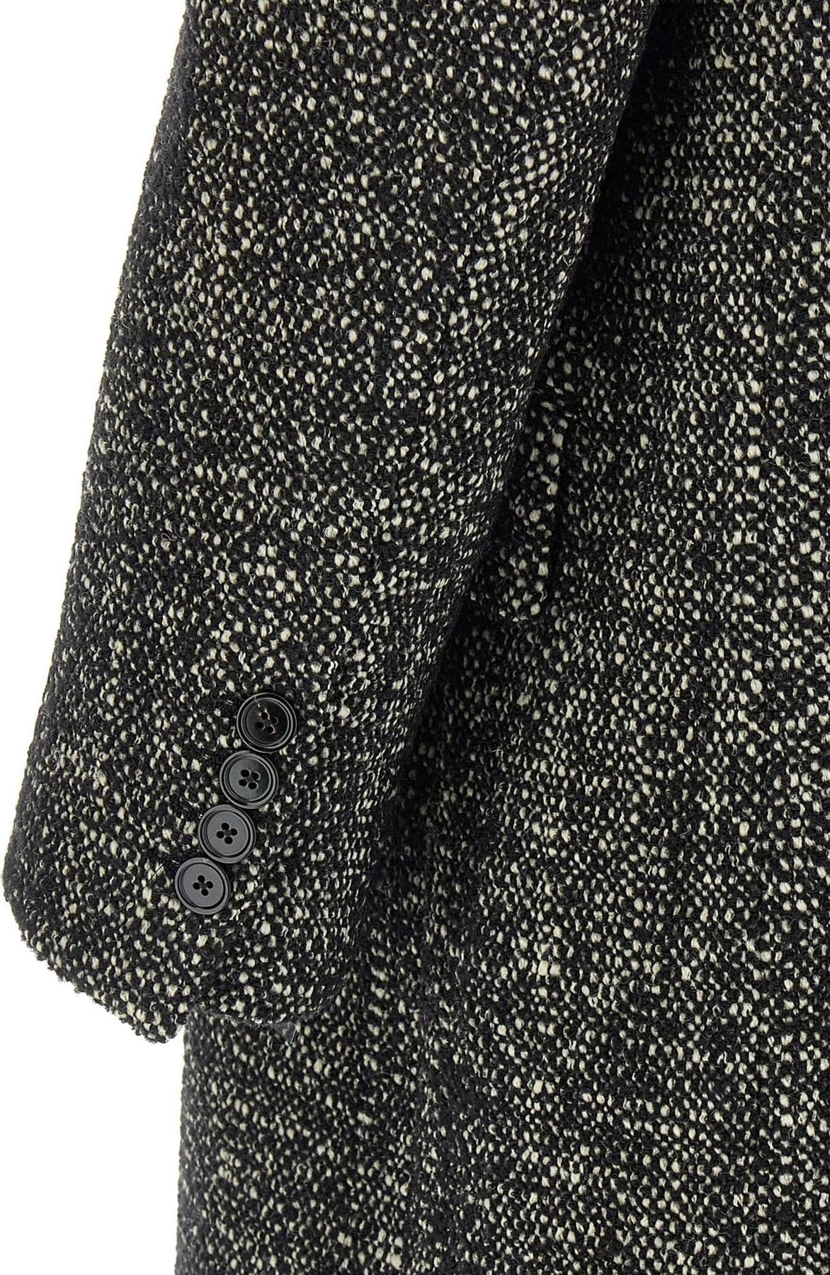Dolce &amp; Gabbana  Cappotto Uomo Nero e Bianco – G050LTFMZAQ-S8030 - 3