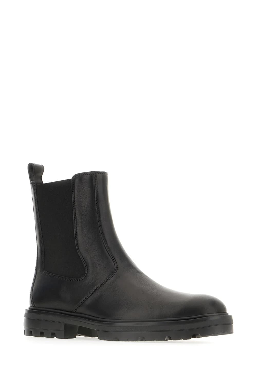 Hogan  H673 Chelsea Boots Uomo in Pelle Nera – HXM6730FM60KXT-B999 - 3
