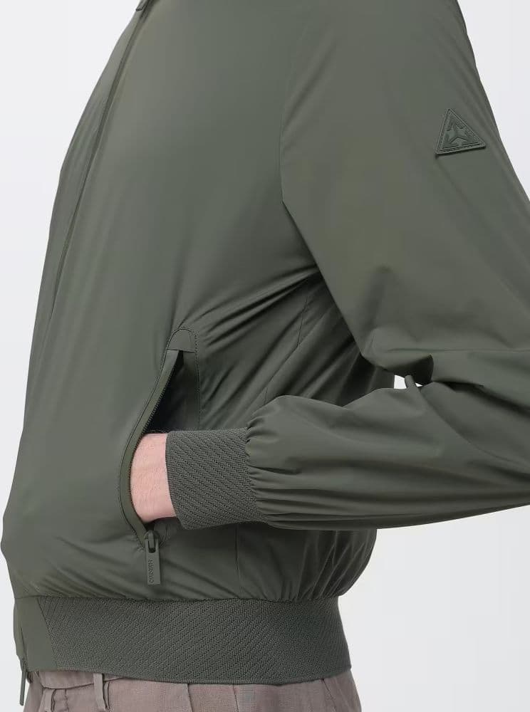 HESKIMO Heskimo Giubbotto Bomber Uomo Blu Scuro in Jersey Stretch - HE1440015 - 3