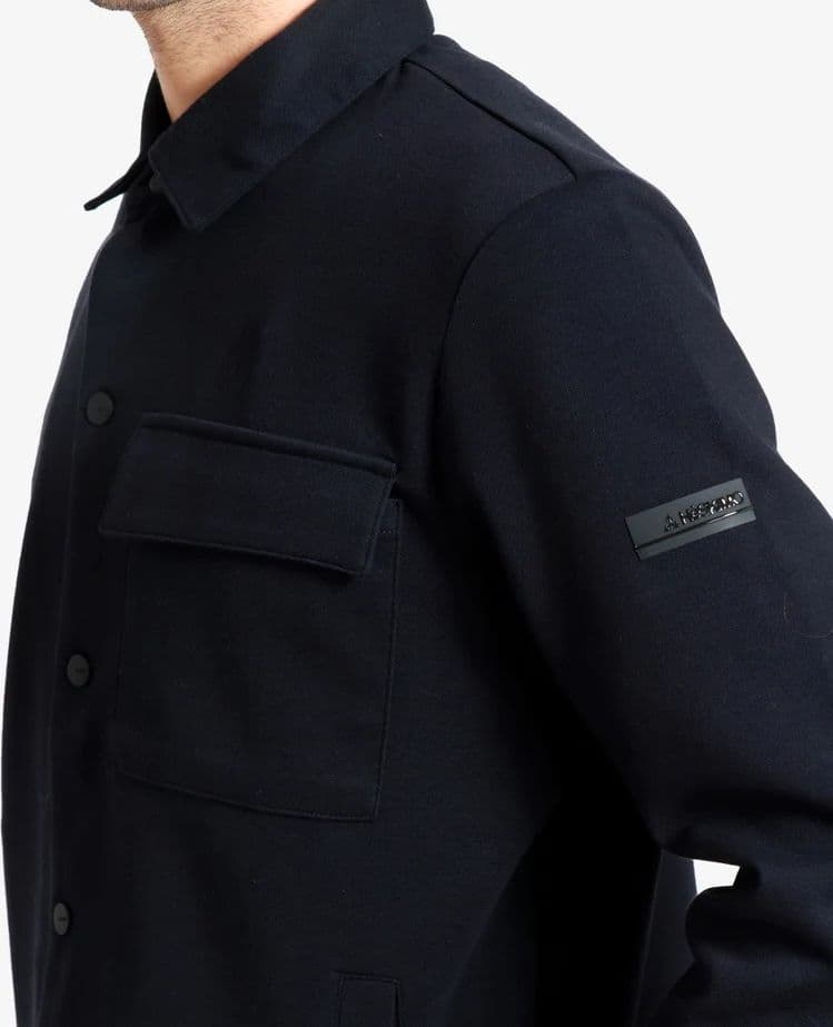 HESKIMO Camicia Overshirt Heskimo Uomo Blu in Misto Cotone – HE1420004 - 3