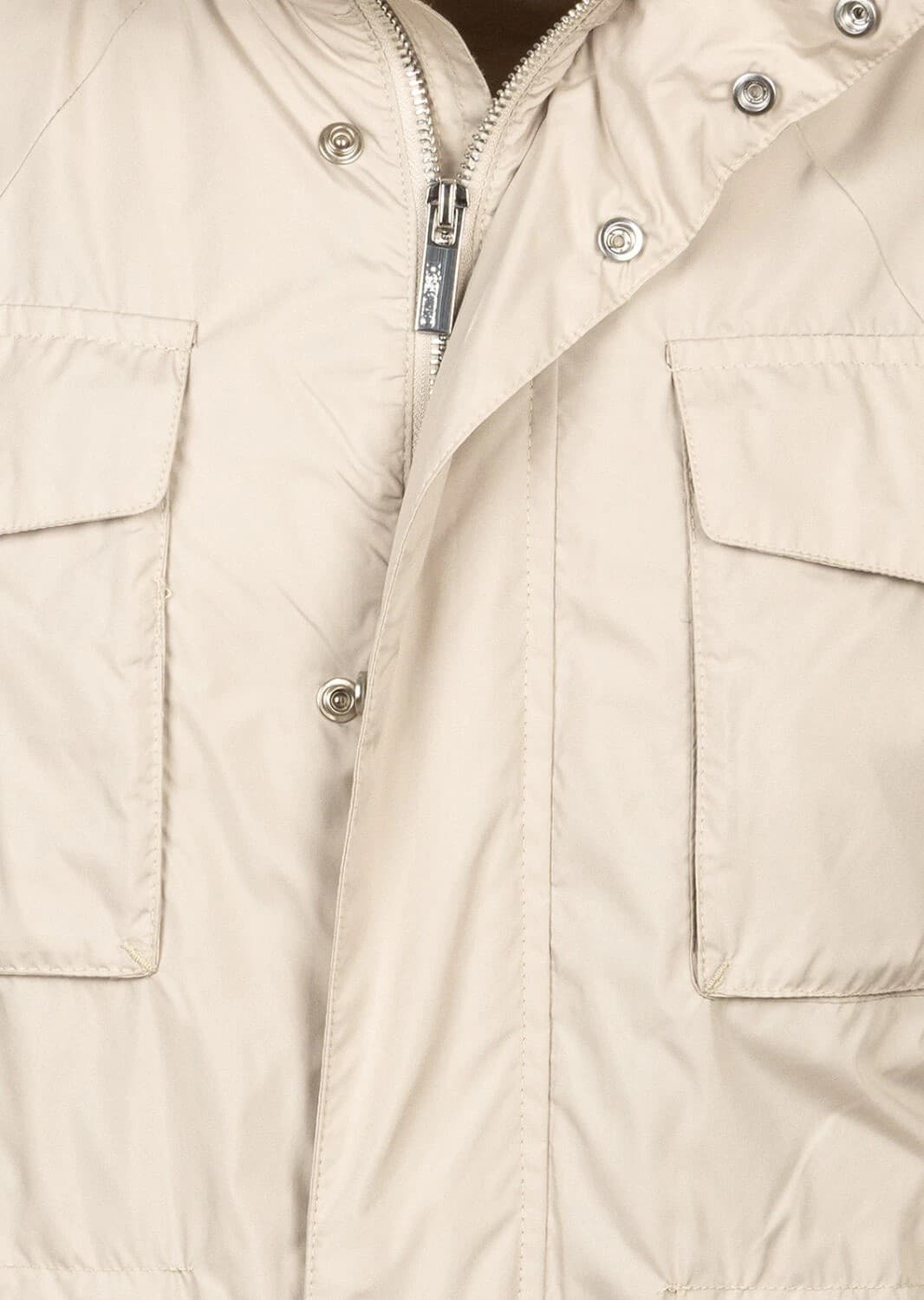 HESKIMO Heskimo Giubbotto Field Jacket Uomo Beige con Cappuccio Staccabile – HE1440013 - 2
