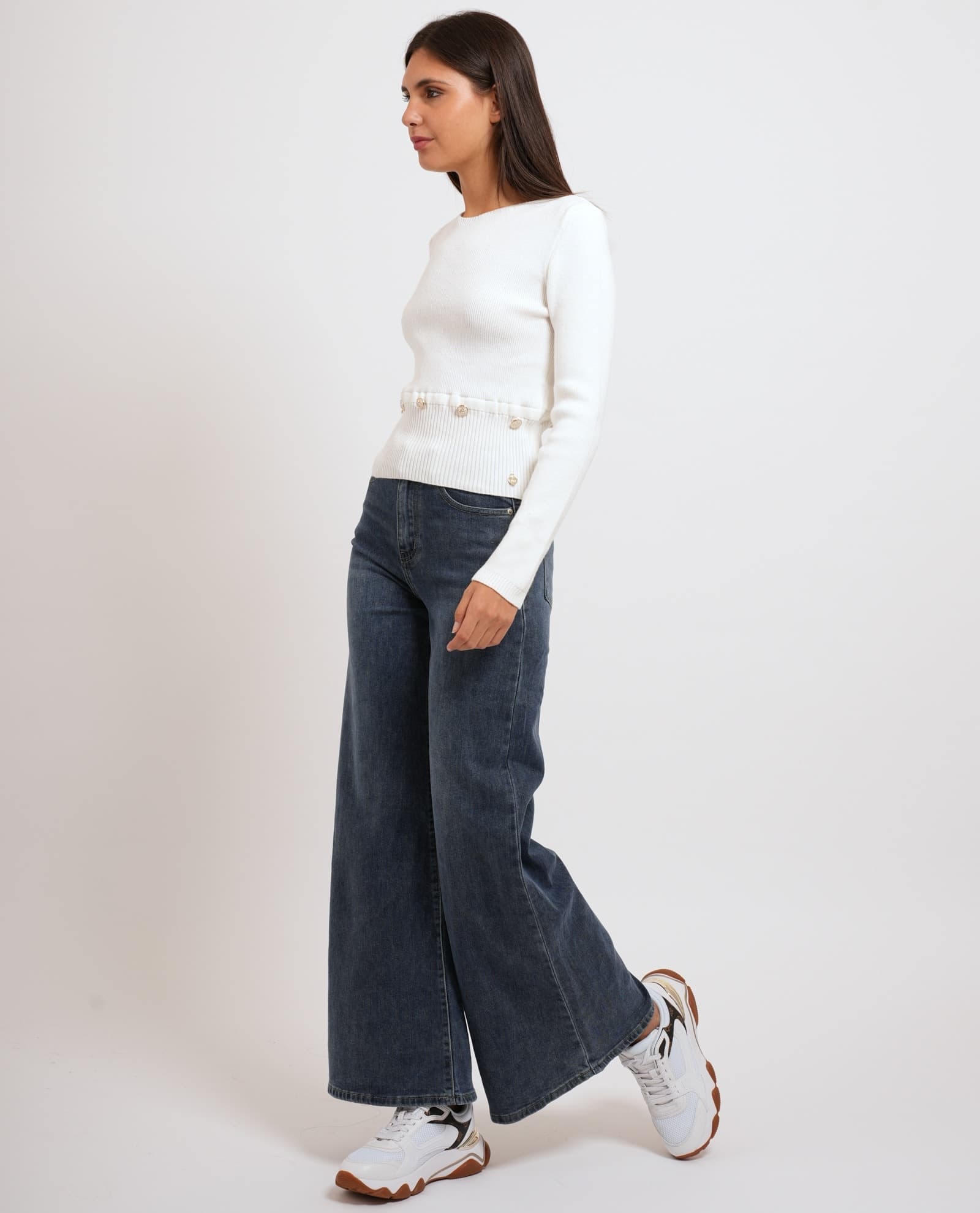 Denny Rose  Maglie Bianco - 2