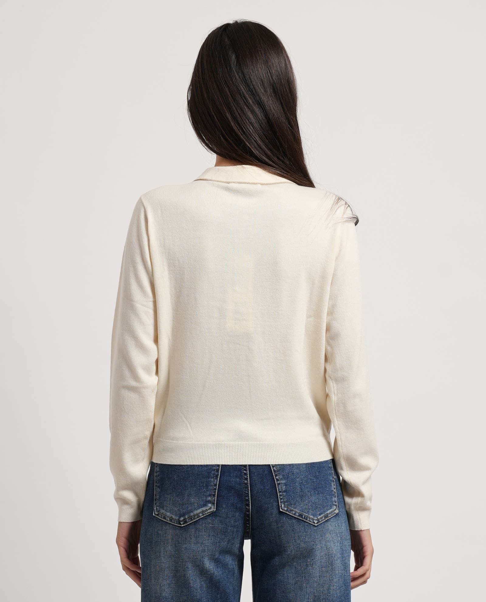 YES ZEE  Maglie Avorio - 4