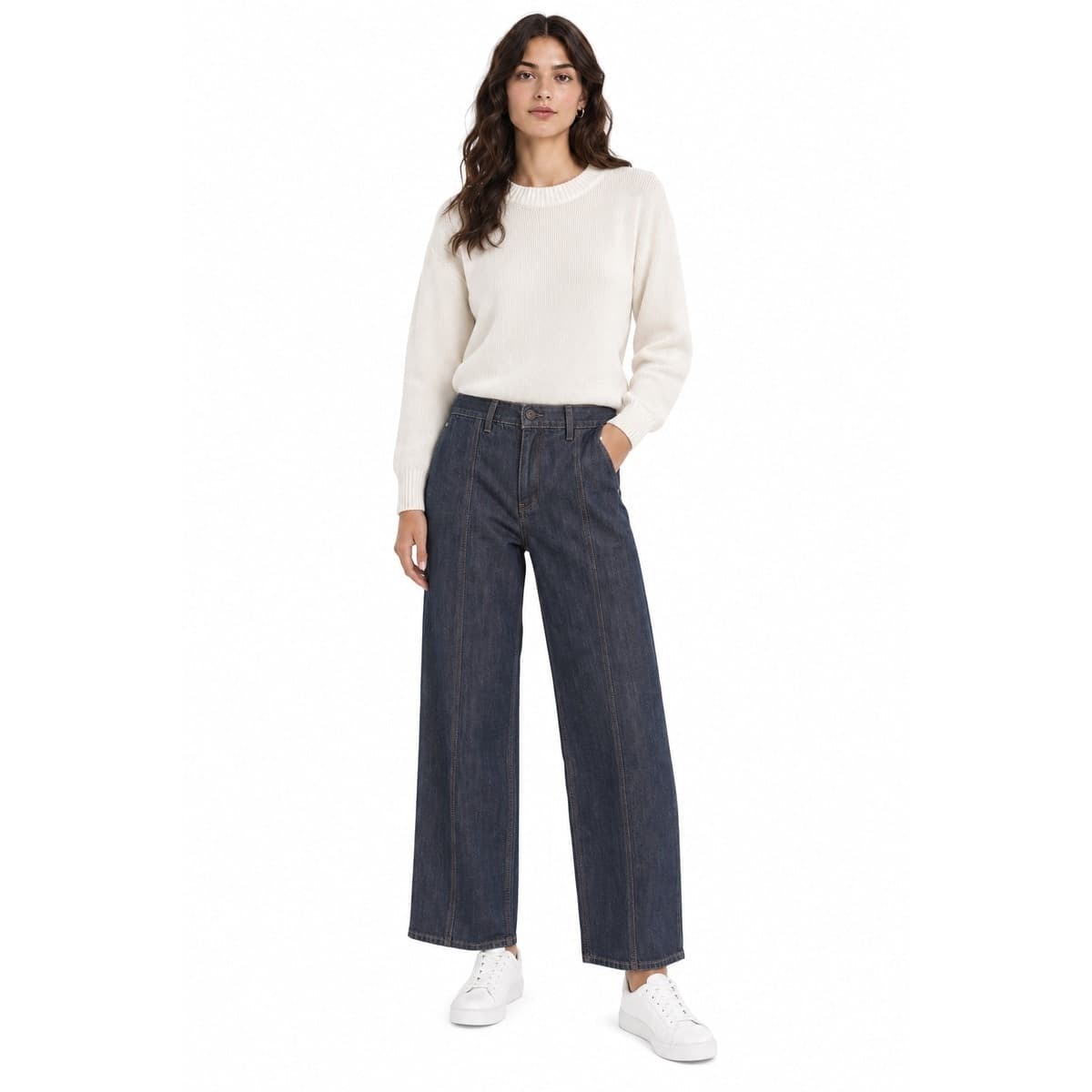 MM MAX MARA  Pantaloni Blu navy