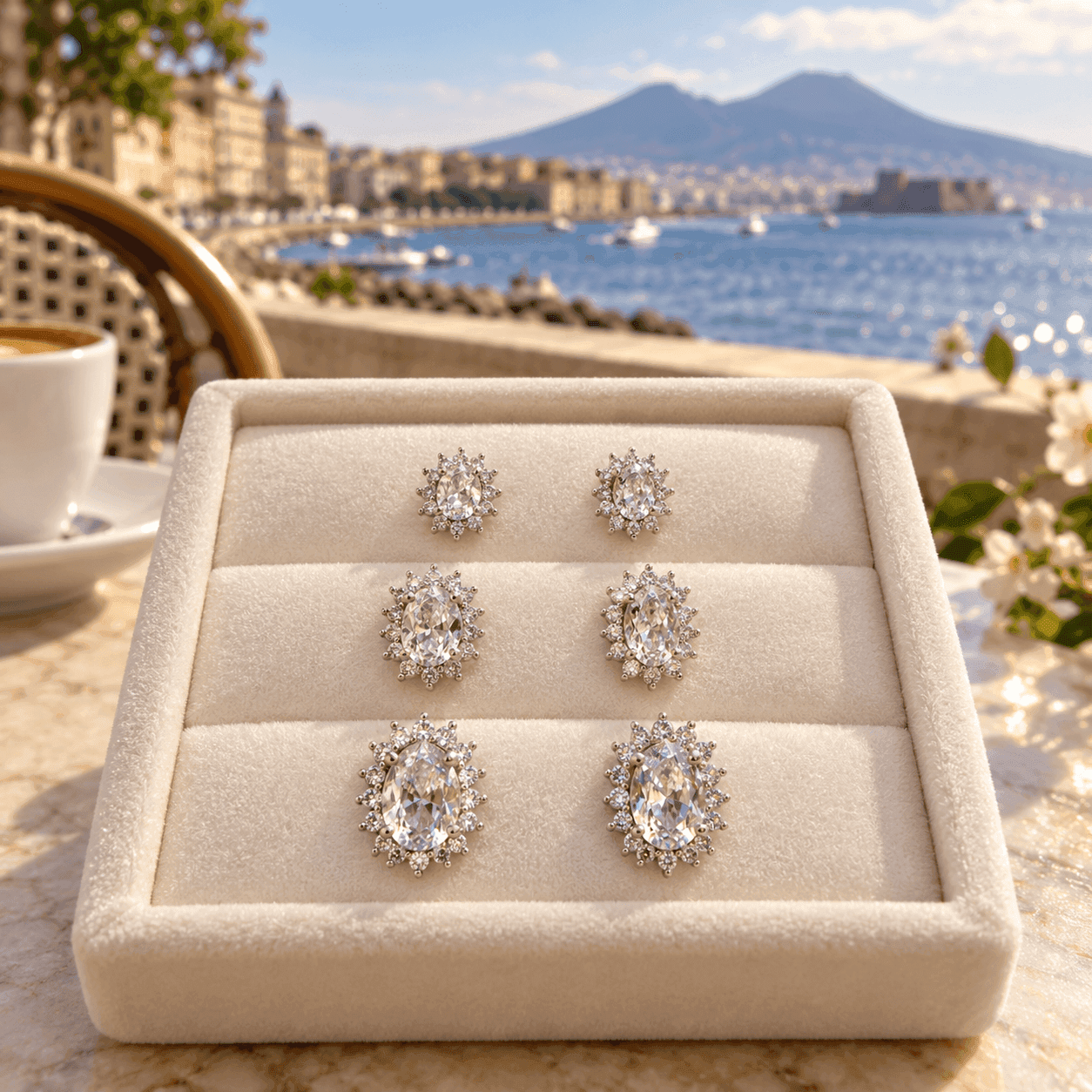 Alba Bijoux –  Orecchini Set Goccia Luce - 3
