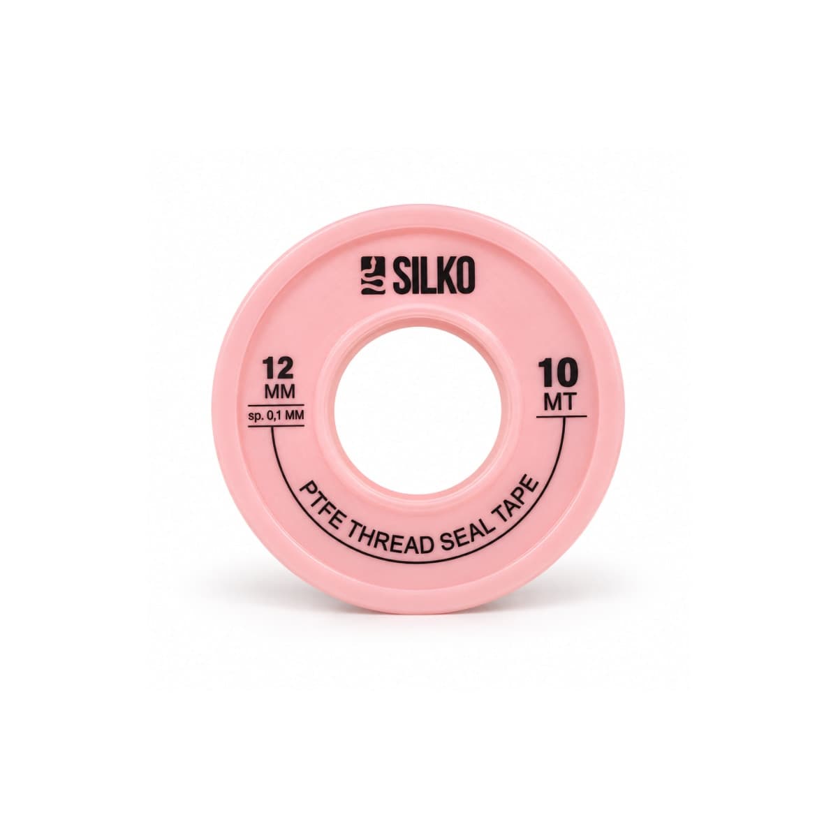 ROTOLO NASTRO TEFLON IN PTFE ROSA - H= 12 MM X 10 MT  - SIL