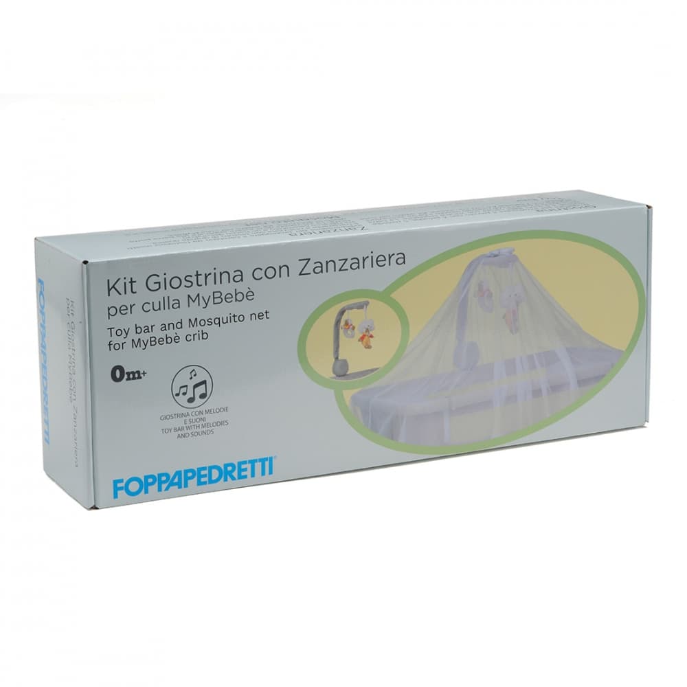 Kit giostrina con zanzariera per culla MyBebè e iNanna Foppapedretti - 3