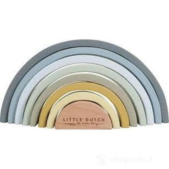 Gioco Arcobaleno Impilabile Vintage Little Dutch Blu - 2