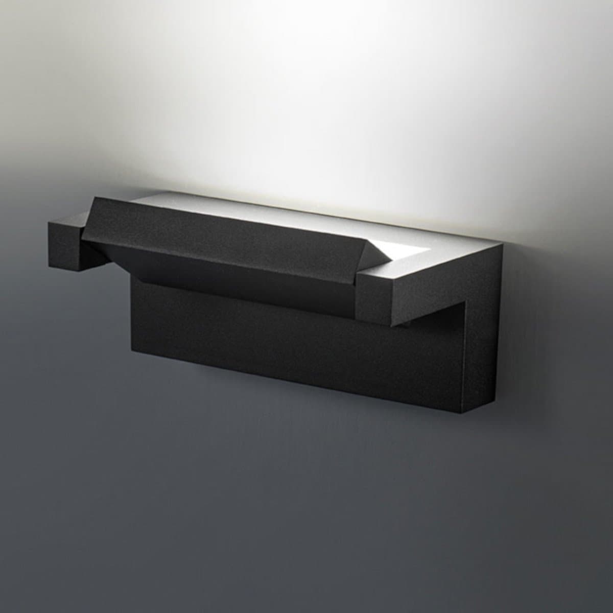 Applique led Promoluce CORNER A20 IP65 CCT orientabile alluminio vetro - 2