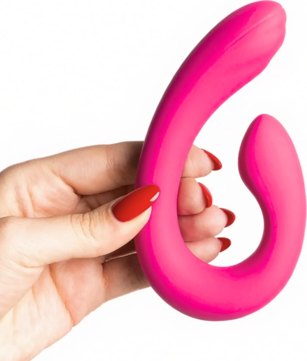 Vibratore Multifunzione Squirt Fuck Sex Toy Donna con Doppia Vibrazione Silicone - 2